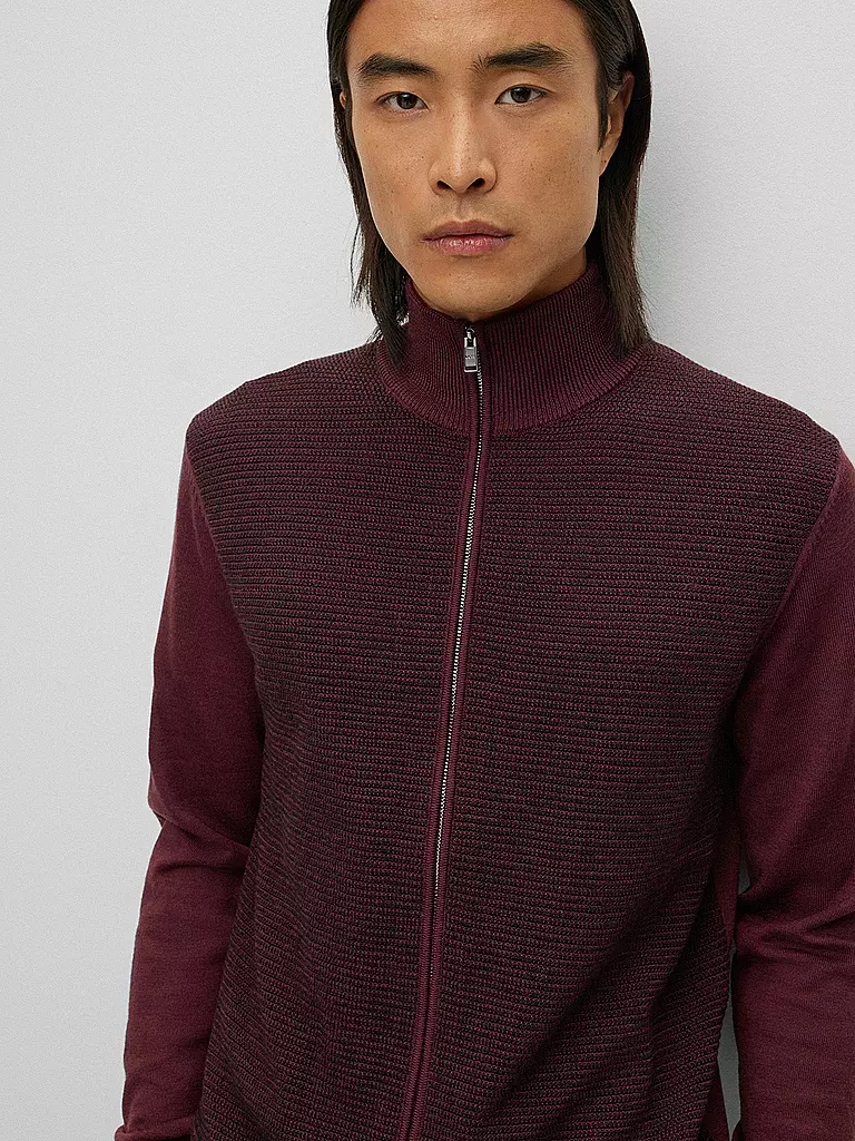 BOSS | Strickjacke LADRIANO | rot