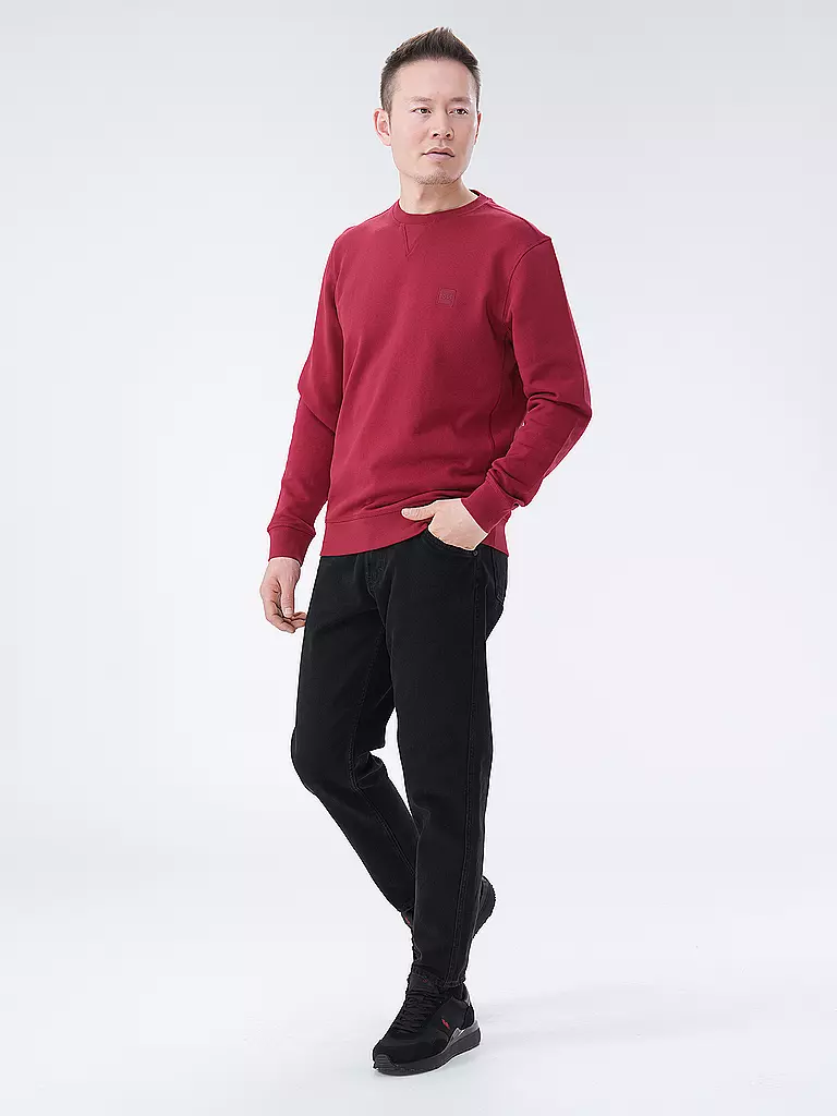 BOSS | Sweater  | rot