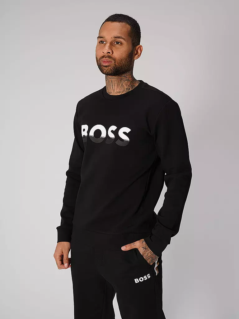 BOSS | Sweater SALBO | schwarz