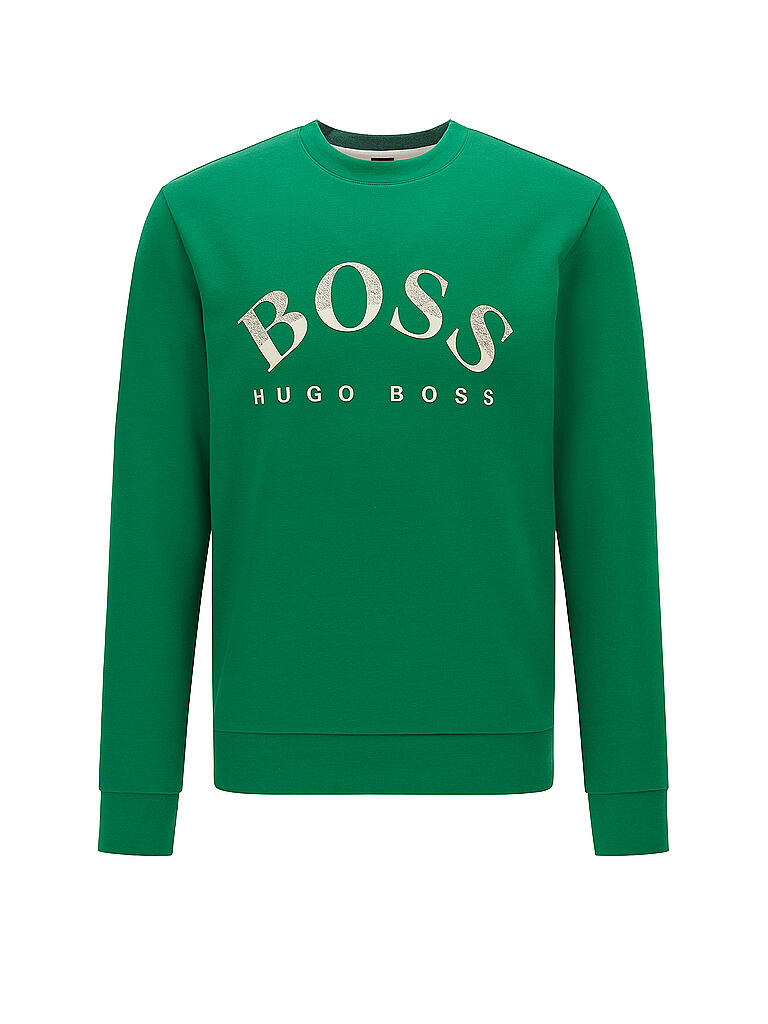 BOSS | Sweater Slim Fit Salbo1 | grün