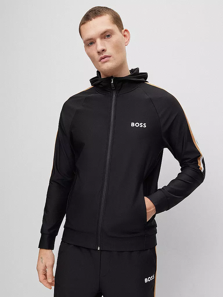 BOSS | Sweatjacke SICON | schwarz