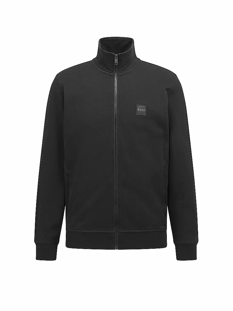 BOSS | Sweatjacke Zestart | schwarz