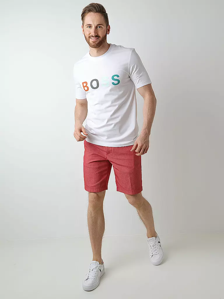 BOSS | T Shirt Tiburt | weiß