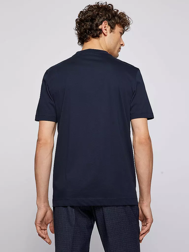 BOSS | T-Shirt Regular Fit THOMPSON | blau