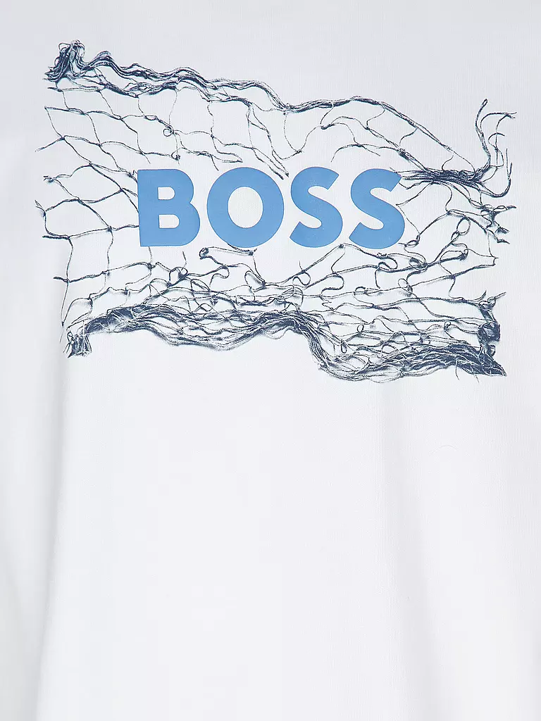 BOSS | T-Shirt TE_LOGOSPACE | weiss