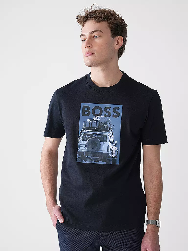 BOSS | T-Shirt TE_MEXTOUR  | blau