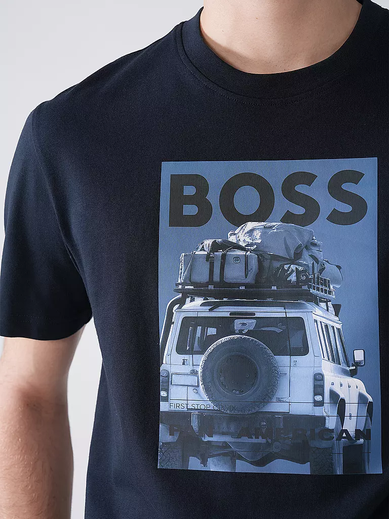 BOSS | T-Shirt TE_MEXTOUR  | blau