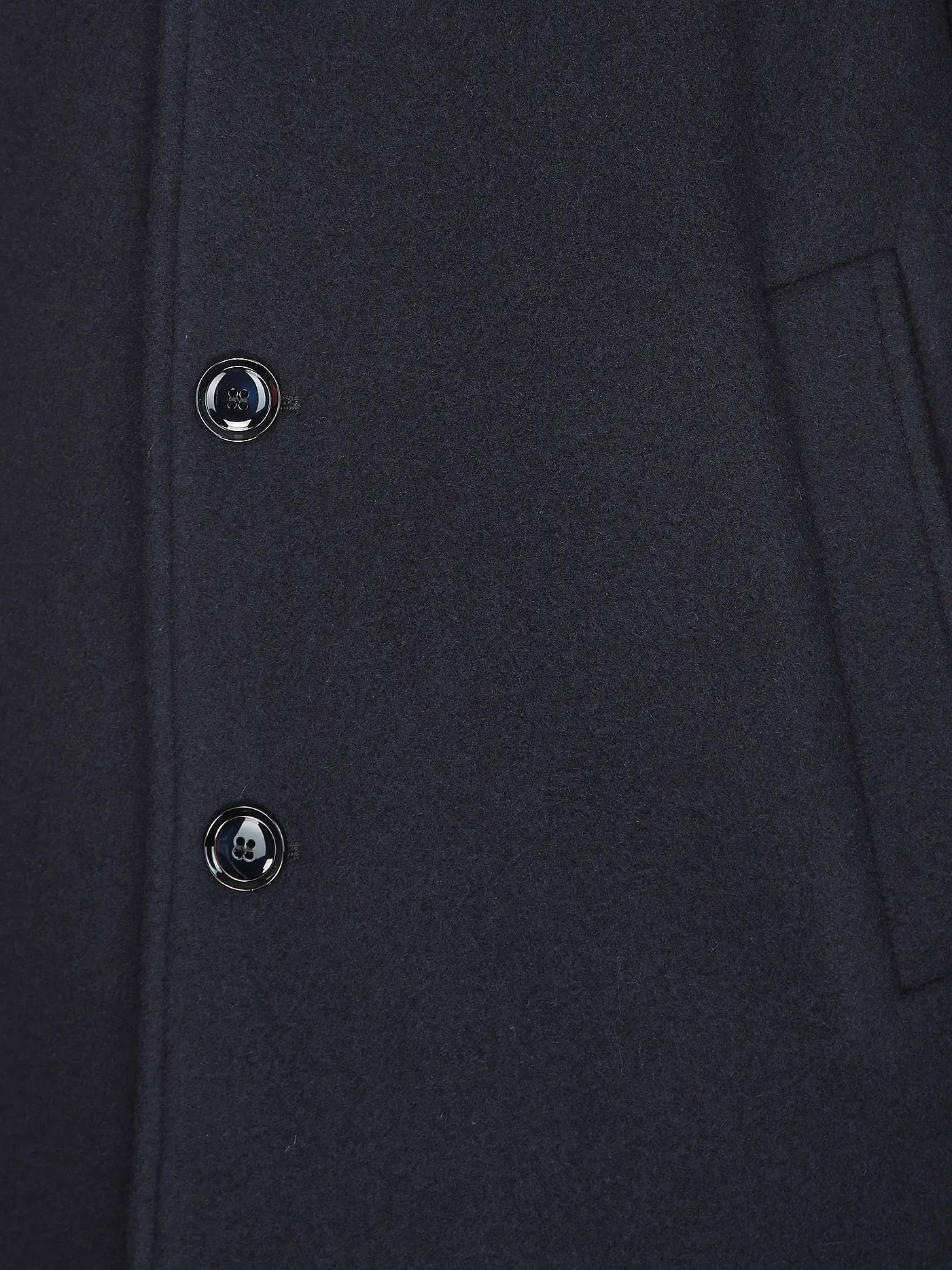 BOSS | Wollmantel | dunkelblau