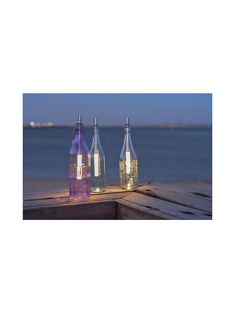 BOTTLELIGHT | Bottlelight Flaschenleuchte Warmweiss LED | weiß