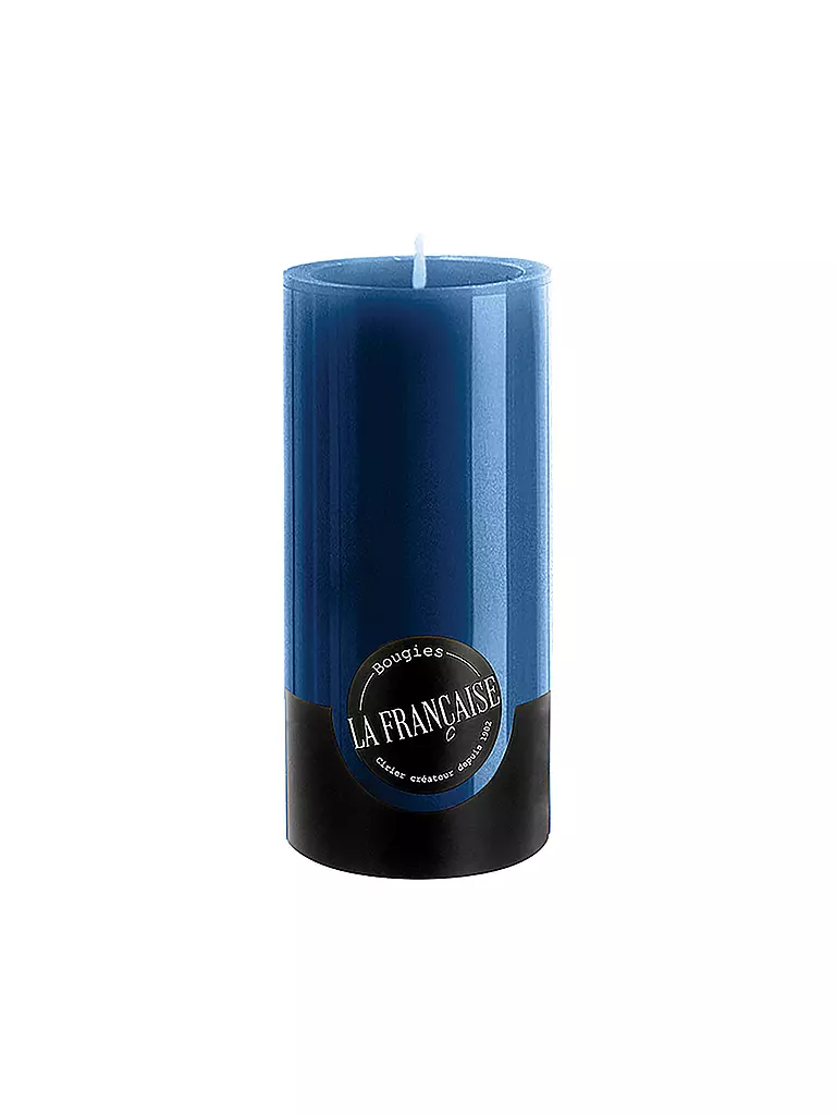 BOUGIES LA FRANCAISE | Stumpenkerze COLORAMA 15x7cm bleu | dunkelblau