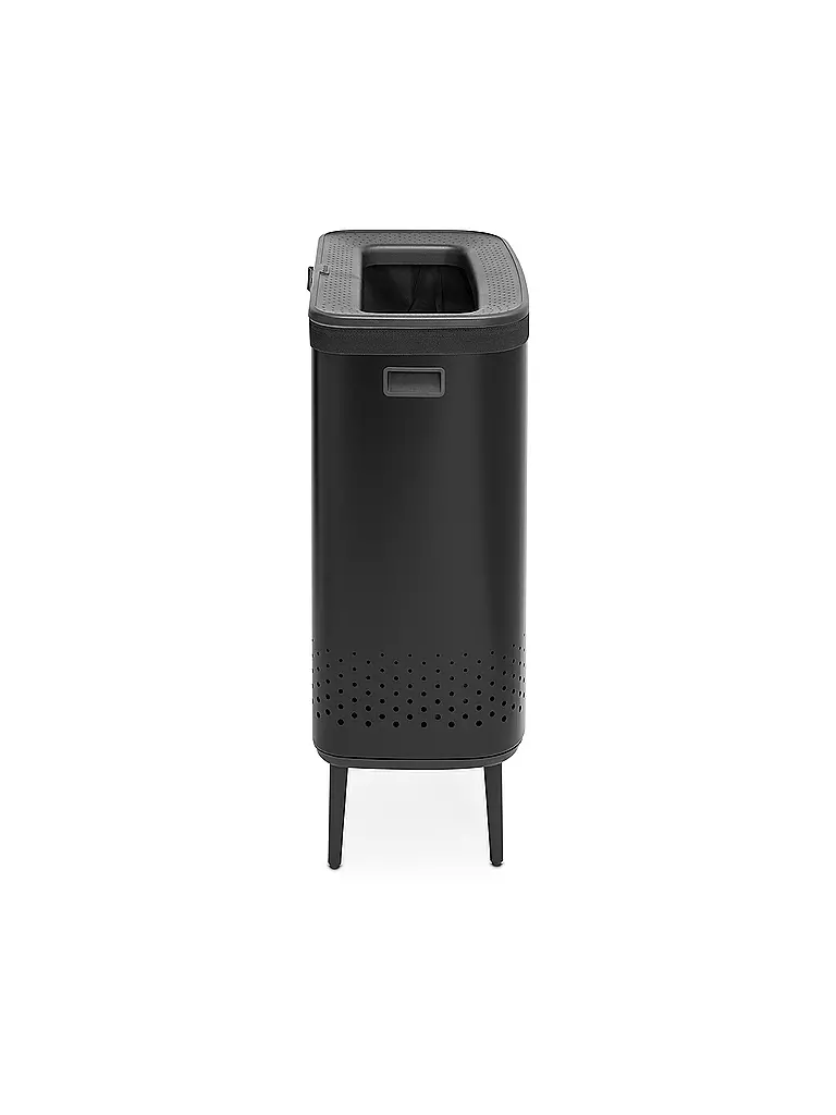 BRABANTIA | Wäschebox Bo 2x45l Schwarz | schwarz