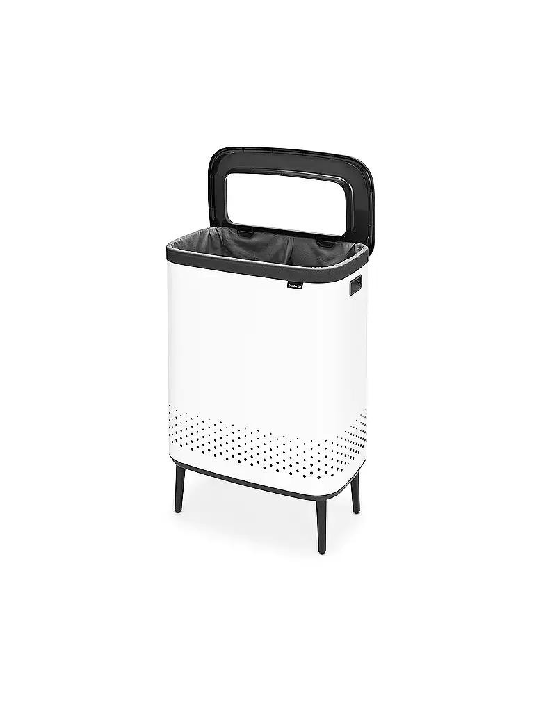 BRABANTIA | Wäschebox Bo 2x45l Weiss | weiss