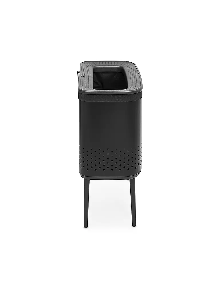 BRABANTIA | Wäschebox Bo 60l Schwarz | schwarz