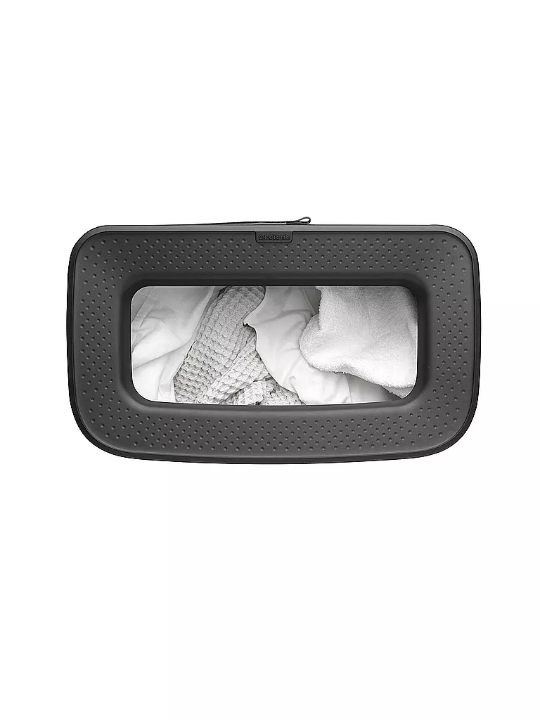 BRABANTIA | Wäschebox Bo 60l Schwarz | schwarz