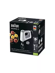 BRAUN | Handmixer MultiMix 5 HM5137 SmartMix 750W (Weiß) | weiss
