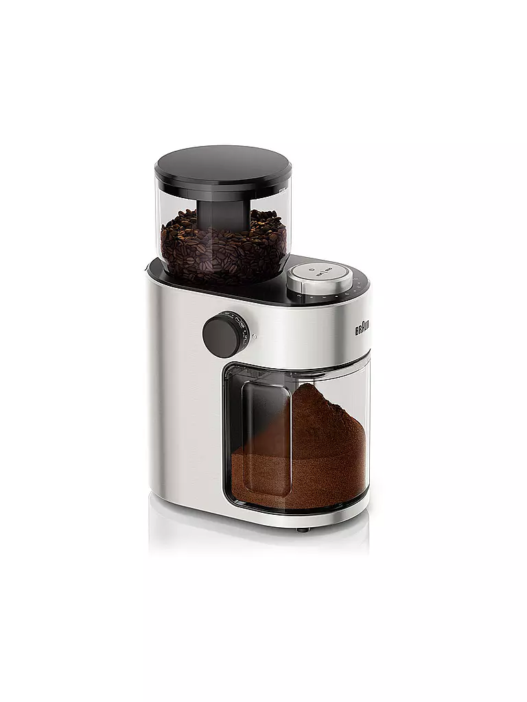 BRAUN | Kaffeemühle Fresh (Edelstahl) KG7070 | silber