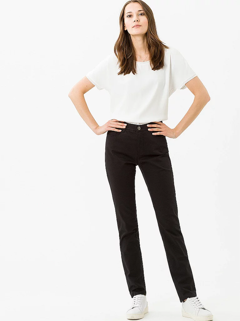 Brax Mary Slim Fit Trousers Black 46L 2