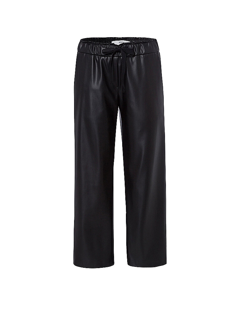 BRAX Hose in Lederoptik Maine S 7/8  schwarz | 38