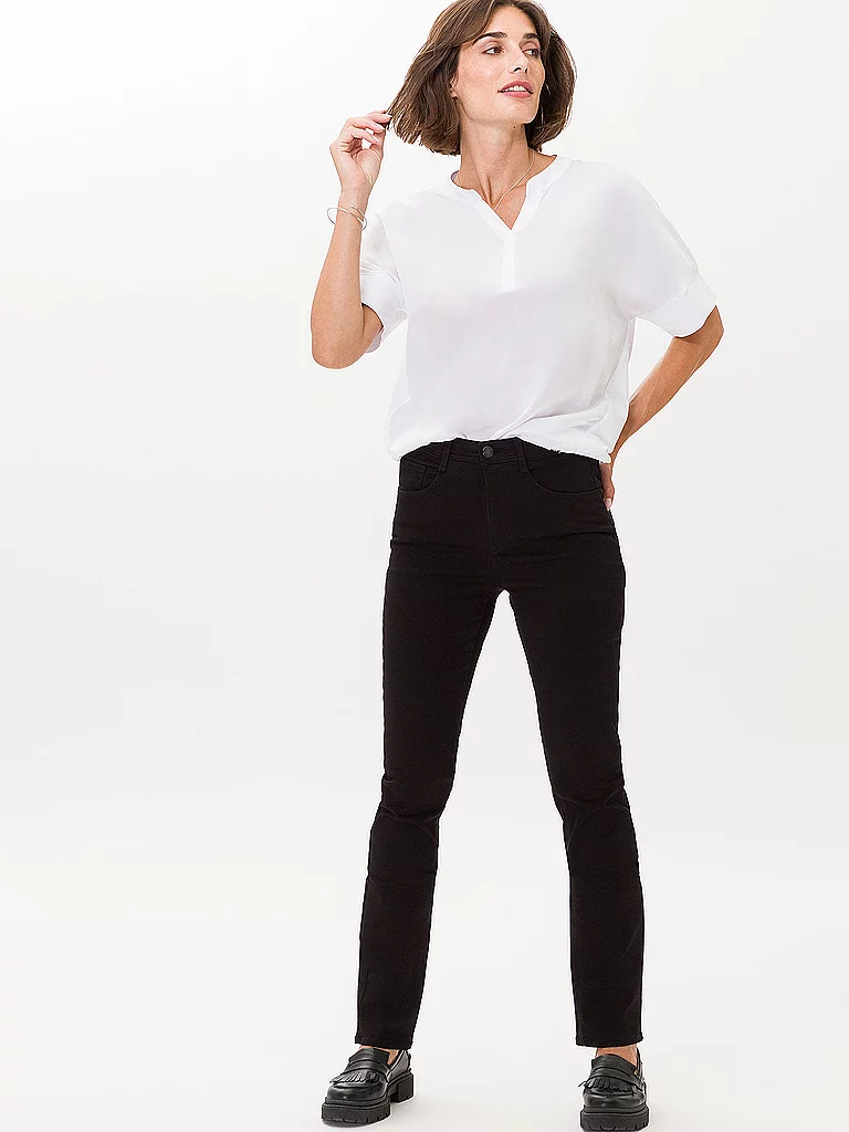 Brax Mary Straight Fit Jeans Schwarz 42L 5