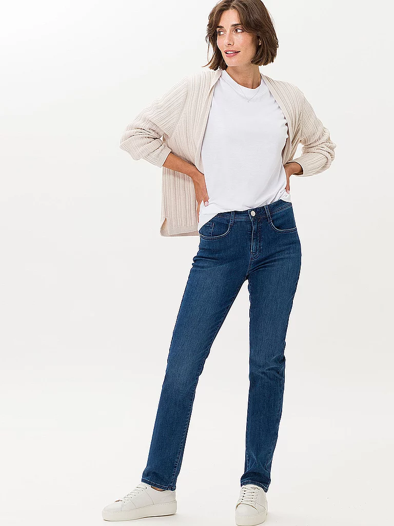 Brax Carola Straight Jeans Blue 38 2