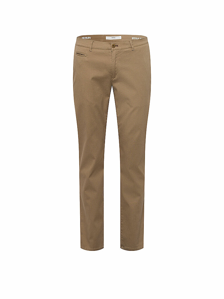 Chino Modern Fit FABIO IN camel 35/L30 herren