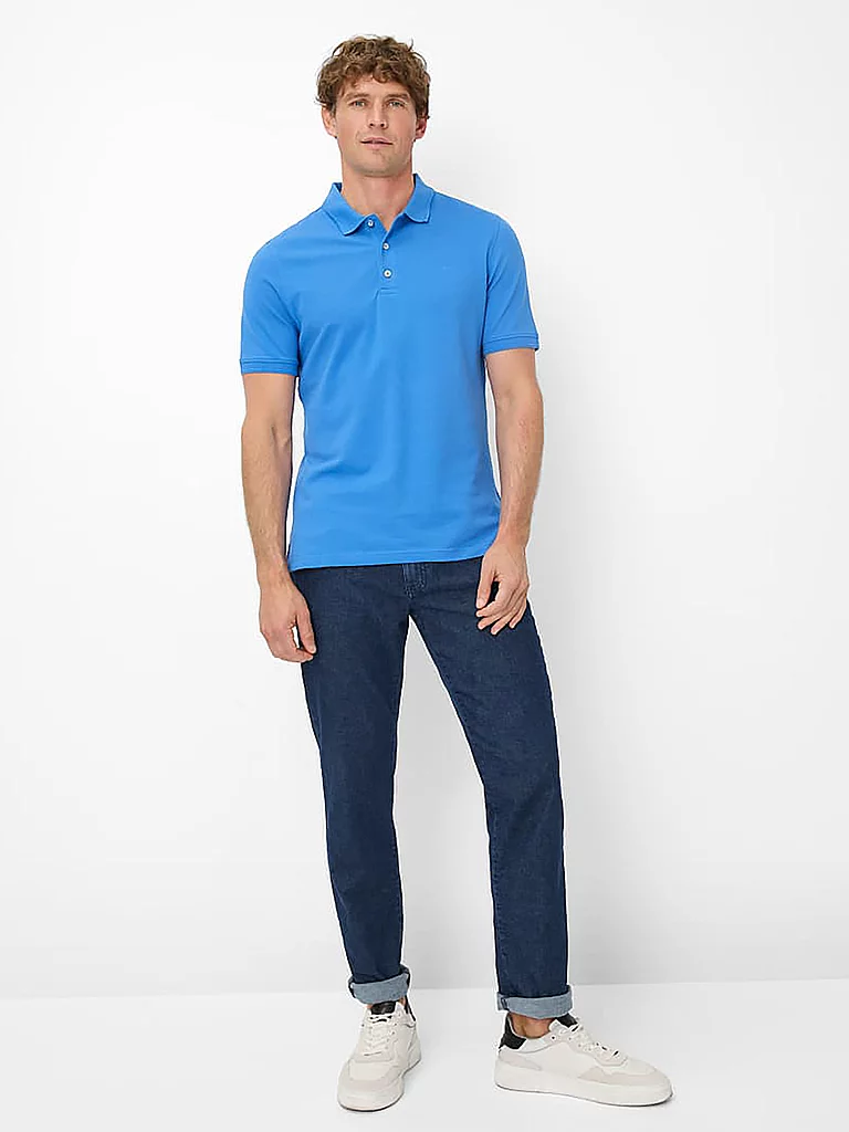 Brax Poloshirt PETE blau   L herren 5