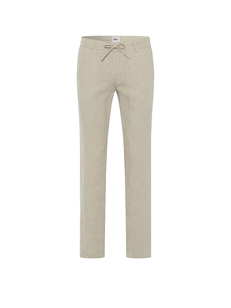 Brax Linen Trousers Fabio Jok Beige
