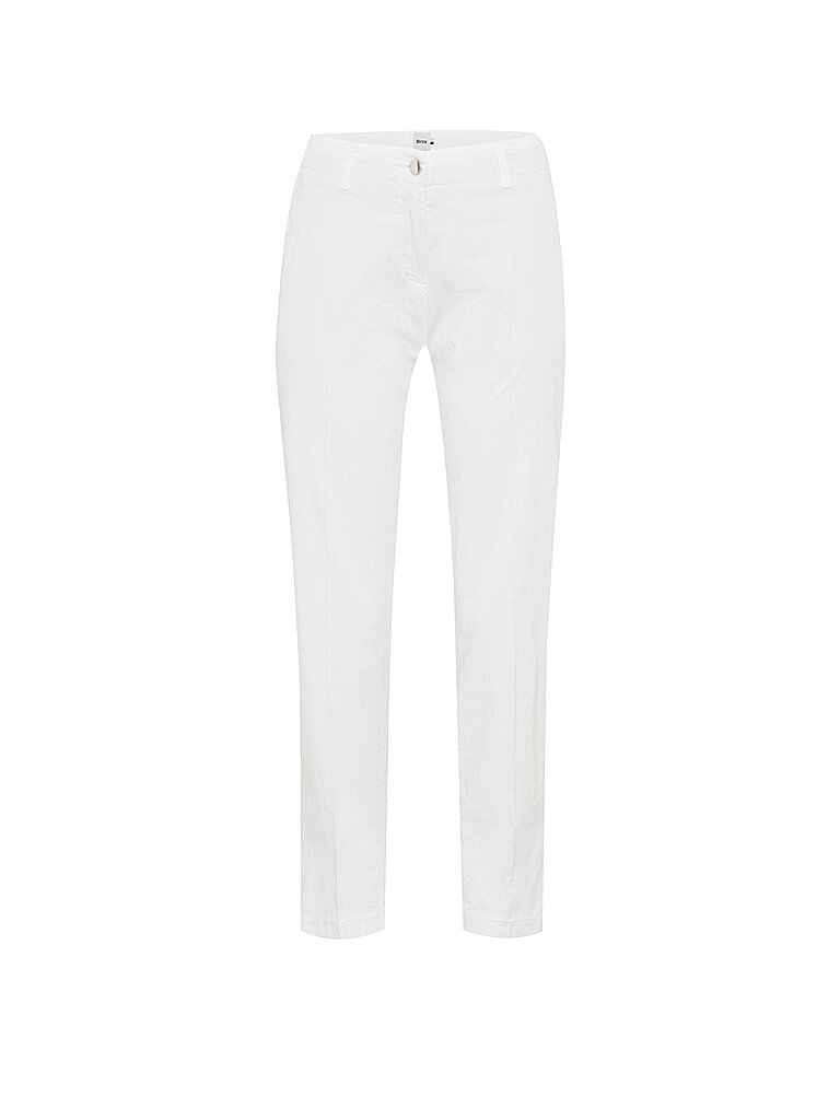 Chino 7/8 MARON S weiss 48 (kurz) damen