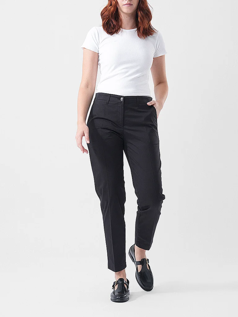 Brax Chino 7/8 MARON S schwarz   42 damen 5