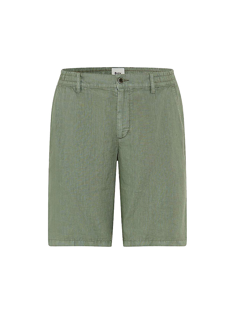 BRAX Leinenshorts BALU olive | 32
