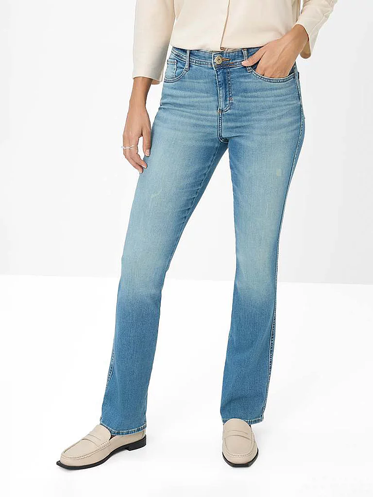 Brax Jeans Flared Fit SHAKIRA hellblau   44 damen 2