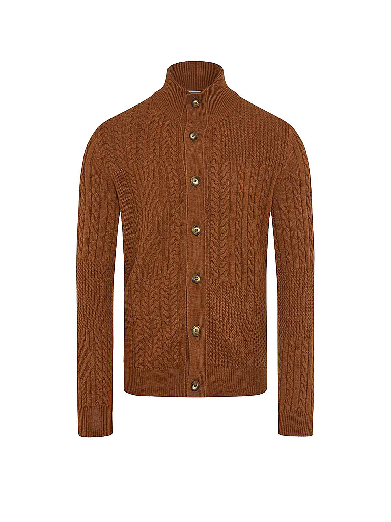 Strickjacke JEFF braun XXL herren