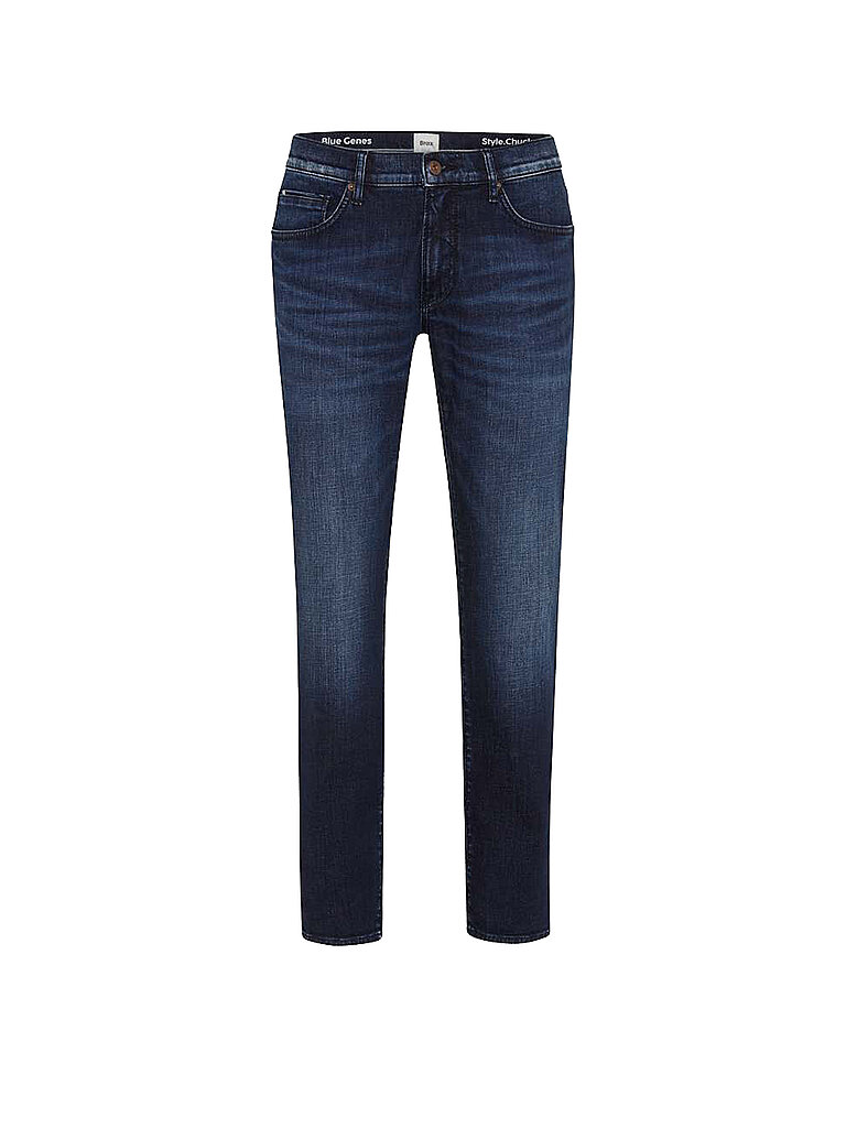 5-Pocket-Jeans BRAX "Style CHUCK", Damen, Gr. 35, Länge 32, dunkelblau, Denim/Jeans, 92% Baumwolle, 6% Elastomultiester, 2% Elasthan, Jeans 5-Pocket-Jeans 7