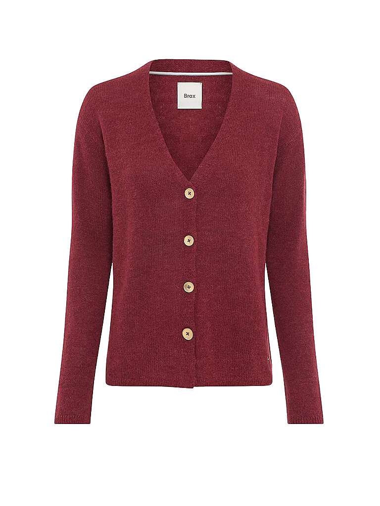 Strickjacke ALICIA dunkelrot 42 damen