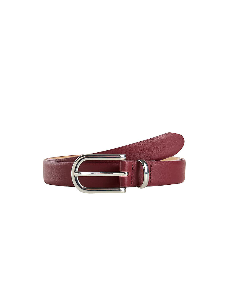 Ledergürtel dunkelrot 95 damen