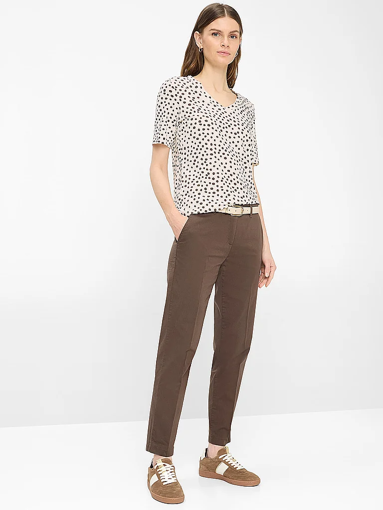 Brax Chino 7/8 MARON S braun   40 damen 5