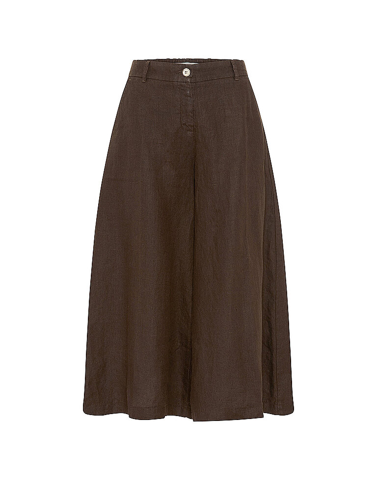 Hose Wide Leg MELLI S 7/8 braun 42L damen
