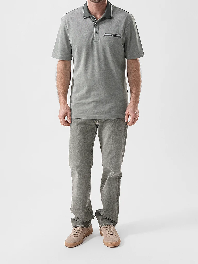 Brax Clint Straight Fit Jeans Olive 36/L30 5