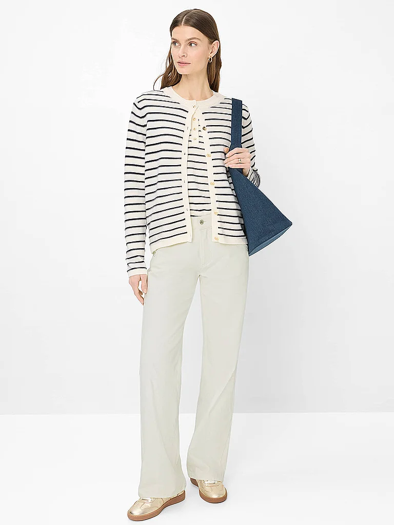 BRAX ANN Women's Knit Cardigan Navy 42 2