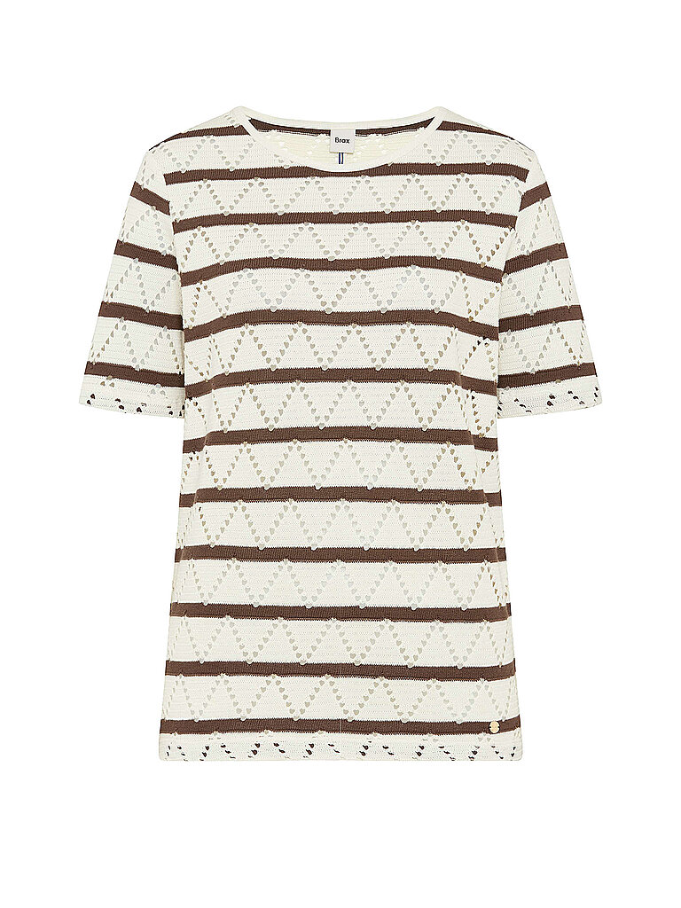 Brax T-Shirt CIRA creme 40 damen