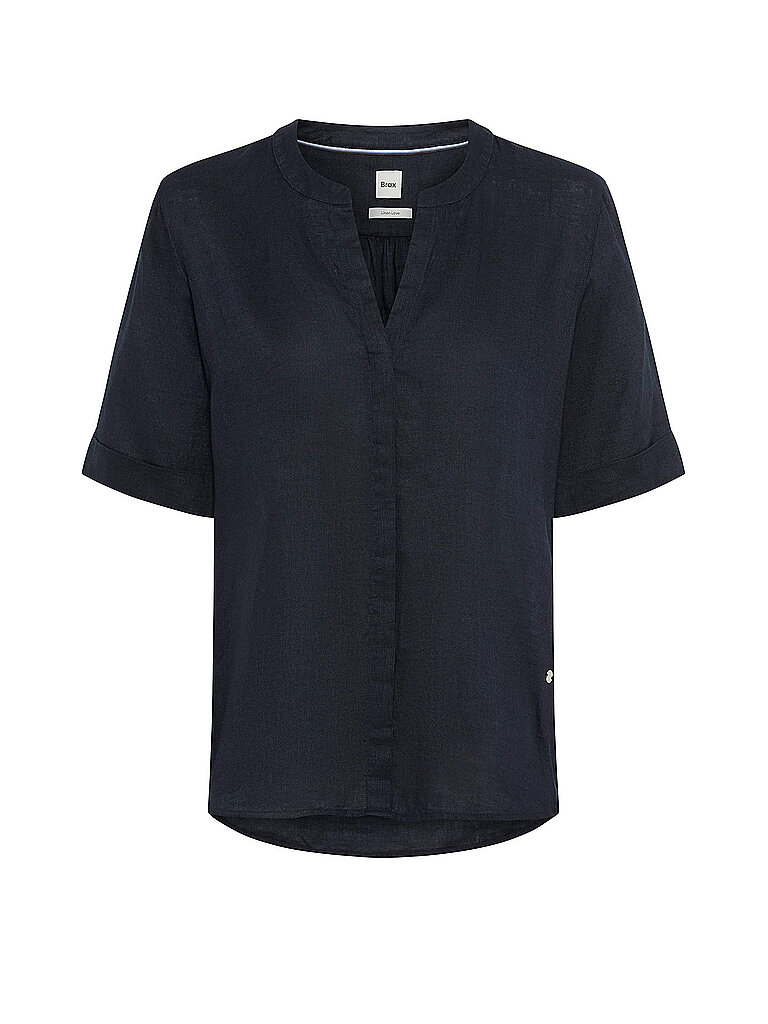 BRAX Leinenblusenshirt VERI dunkelblau | 40