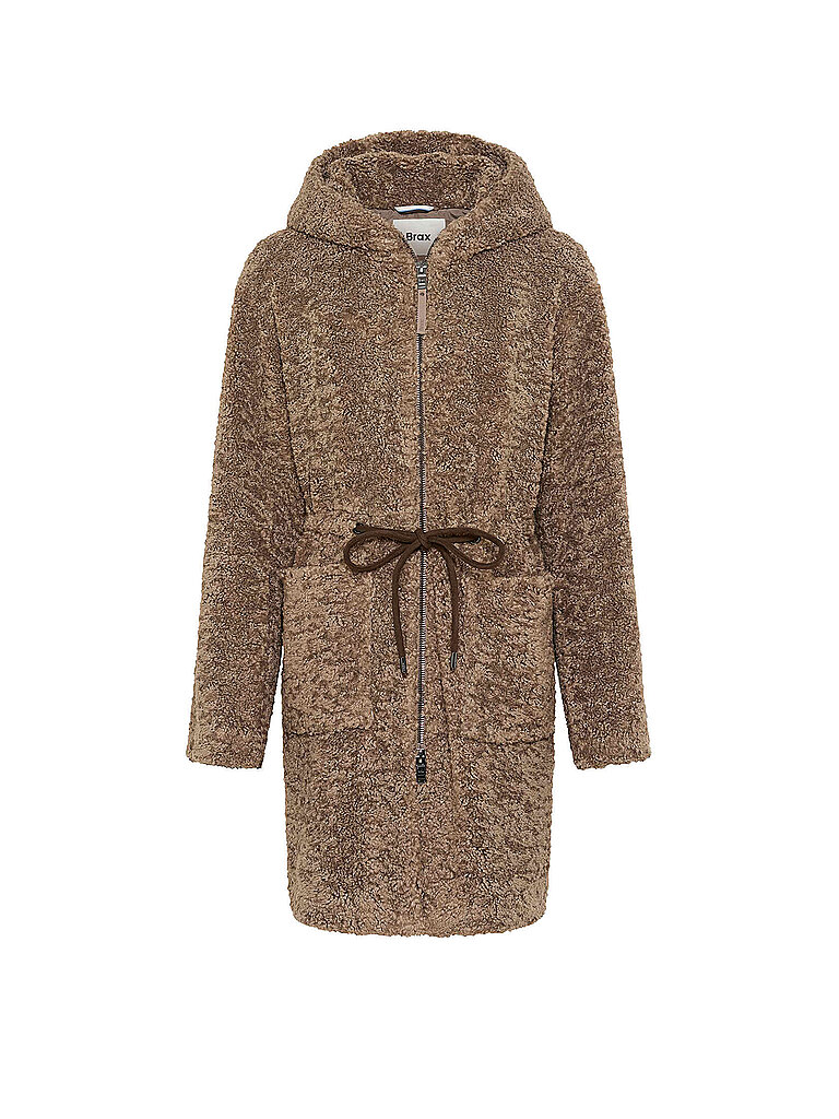BRAX Mantel in Felloptik YASMIN camel | 36