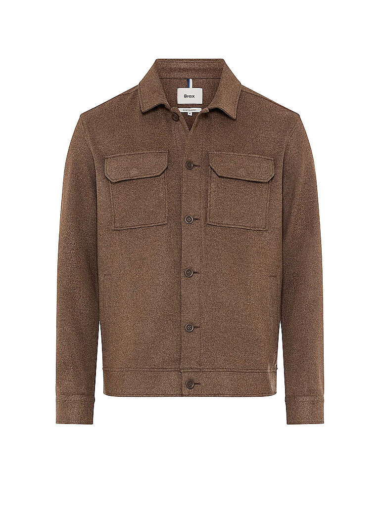 BRAX Overshirt SANTIAGO braun | S