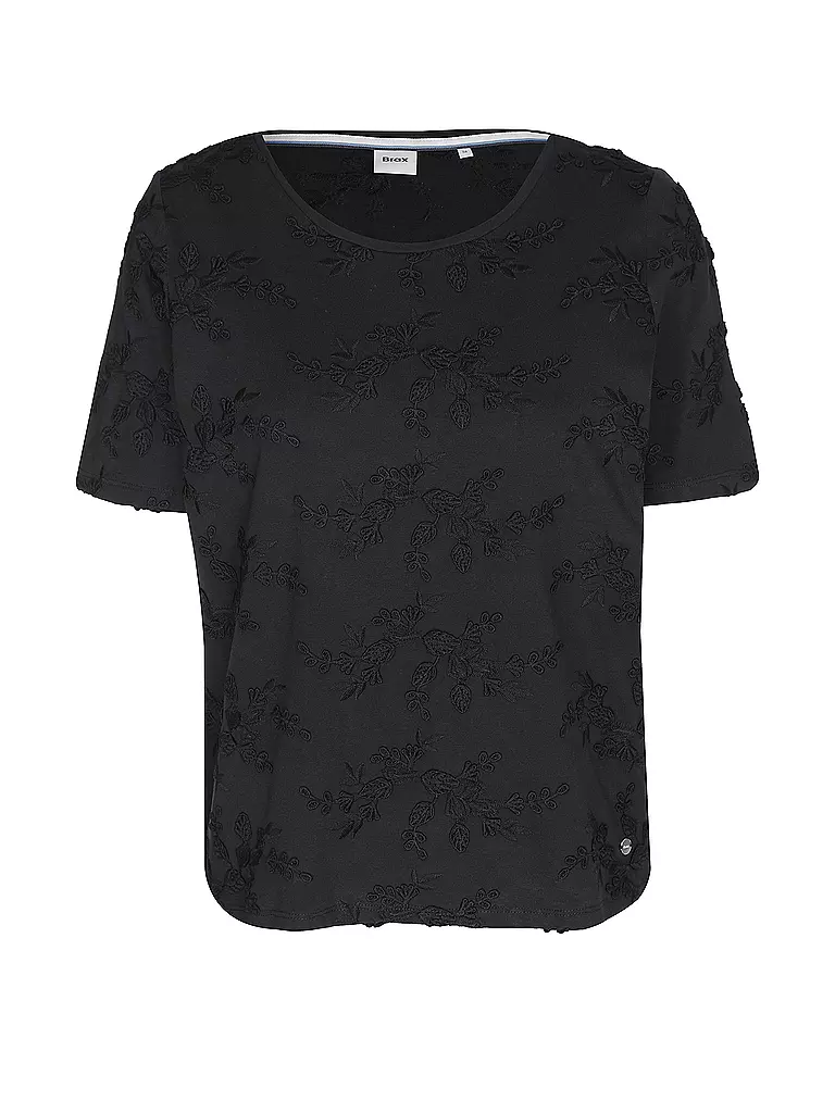 BRAX | Blusenshirt CIRA | schwarz