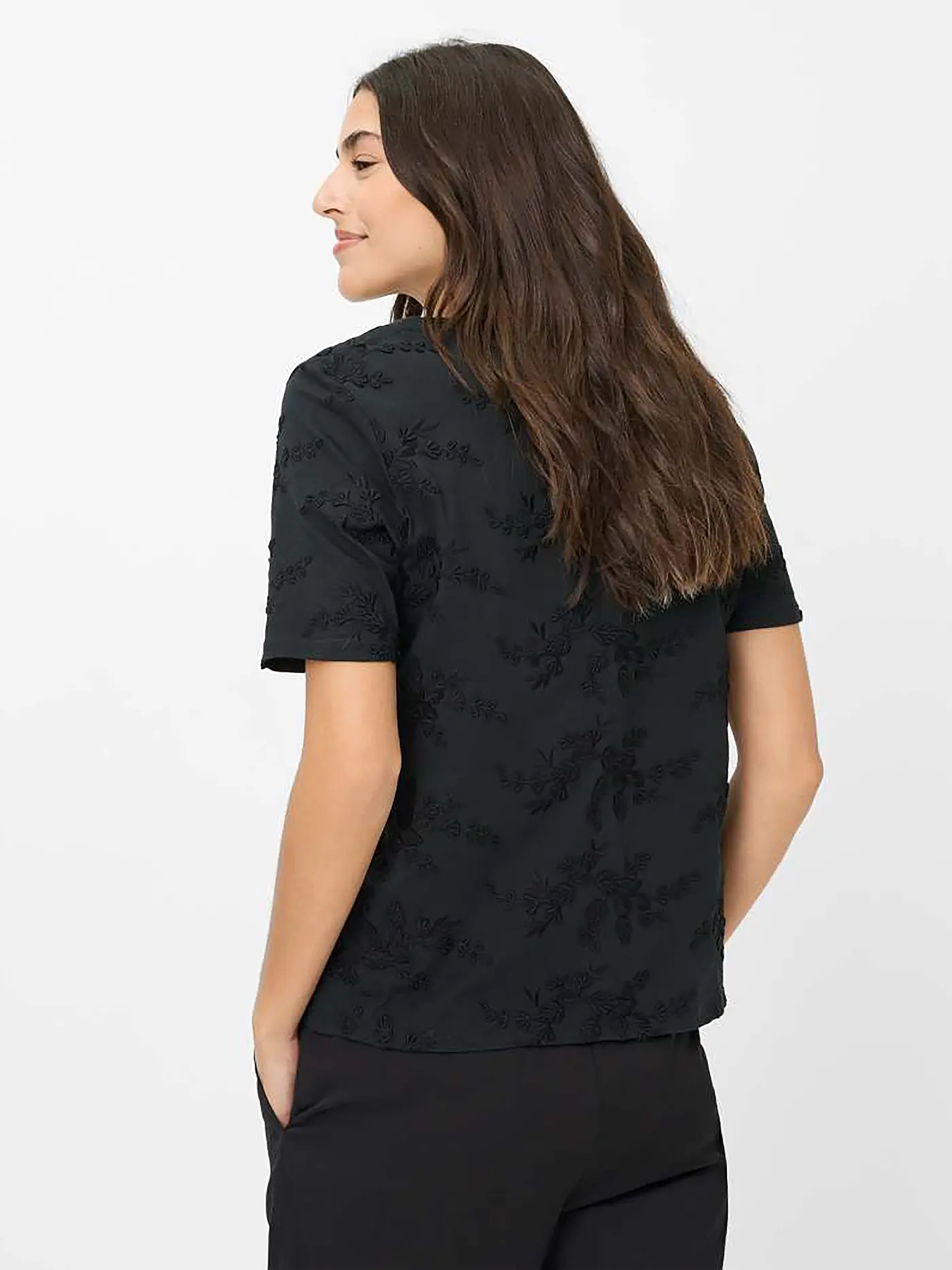 BRAX | Blusenshirt CIRA | schwarz