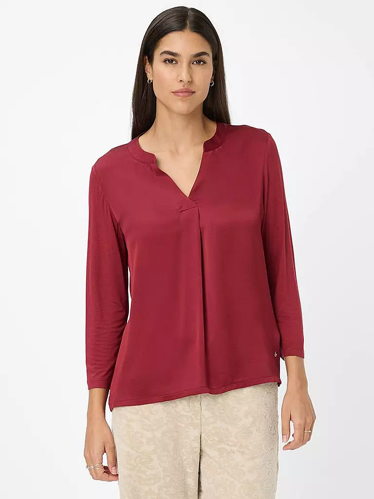 BRAX | Blusenshirt CLARISA M | dunkelrot