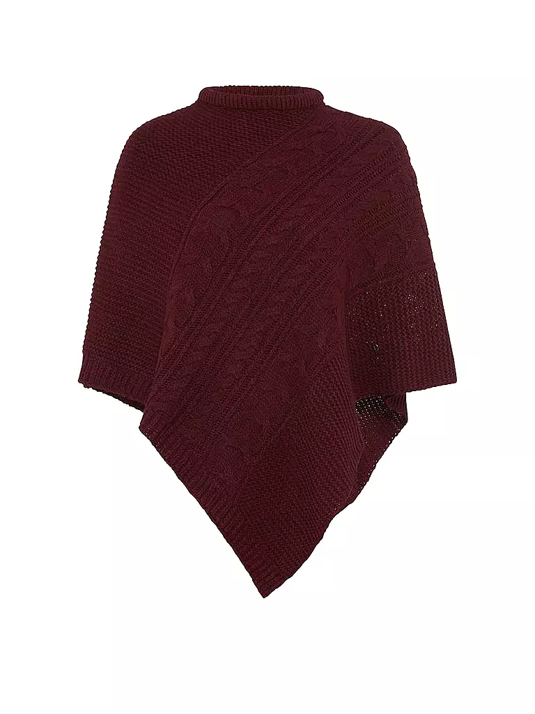 BRAX | Bolero - Poncho THEA | dunkelrot
