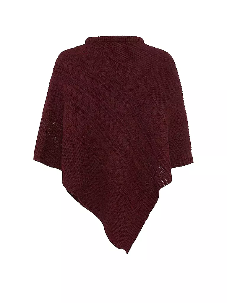 BRAX | Bolero - Poncho THEA | dunkelrot