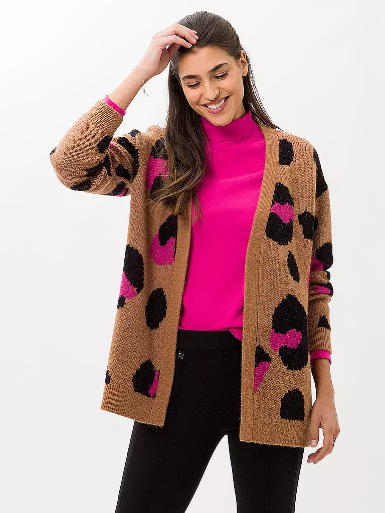BRAX | Cardigan ANIQUE | hellbraun