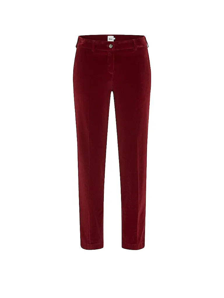 BRAX | Chino 7/8 MARON S | dunkelrot